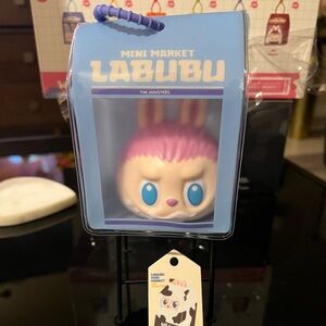 Popmart Labubu The Monsters Wacky Mart Series Milk Pinch Pendant